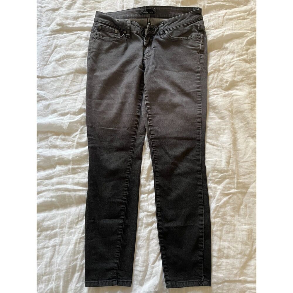 Prana Women's Black Jeans Size 6/28 Black Denim Stretch Organic Cotton